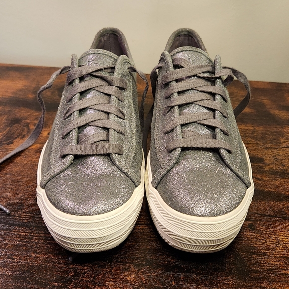 Keds Triple Kick Glitter Sneakers - Women's size 8.5 - Picture 2 of 6